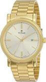 Titan Analog Gold Dial Men's Watch NL1712YM03