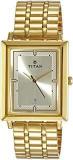 Titan Analog Gold Dial Men's Watch NL1715YM02 / NL1715YM02