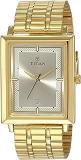 Titan Analog Gold Dial Men's Watch NL1715YM02/NR1715YM02