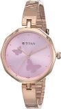 Titan Analog Gold Dial Women's Casual Watch