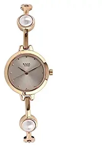 Analog Rose Gold Dial Women's Watch 2576WM01