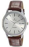 Titan Analog Silver Dial Men's Watch 1584SL03