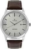 Titan Analog Silver Dial Men's Watch NL1584SL03/NP1584SL03