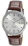 Titan Analog Silver Dial Men's Watch NL1584SL03