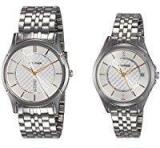 Titan Analog Silver Dial Unisex Watch 16362565SM01