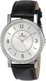 Titan Analog White Dial Men's Watch NL1639SL03