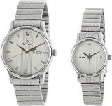 Titan Analog White Dial Unisex Watch NM15802490SM03/NN15802490SM03/NP15802490SM03