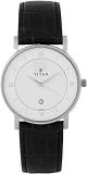 Titan Analog White Dial Unisex's Watch NL9162SL04/NR9162SL04 Genuine Leather, Black Strap