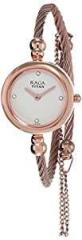 Titan Analog White Dial Women's Watch NN2586WM01/NP2586WM01