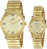 Titan Bandhan Analog Golden Dial Unisex Watch NM15802490YM02/NN15802490YM02/NP15802490YM02