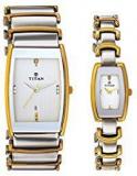 Titan Bandhan Analog Multicolor Dial Couple Watch NK13772385BM01