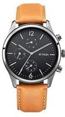 Titan Black Dial Analog Watch For Men NR1805NL02