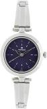 Titan Blue Dial Silver Band Analog Stainless Steel Watch For Women NR2574SM01