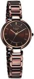 Titan Brass Analog Brown Dial Women Watch 2608Qm02, Brown Band