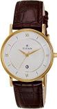 Titan CLASSIQUE Analog White Dial Men's Watch NM9162YL01/NN9162YL01