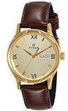 Titan Karishma Analog Champagne Dial Men's Watch NK1580YL05