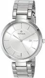 Titan Ladies Neo Ii Analog Silver Dial Women's Watch NL2480SM07/NN2480SM07