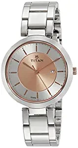 Titan Ladies NeoIi Analog Rose Gold Dial Women's Watch NM2480KM01 / NL2480KM01