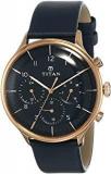 Titan Light Leathers Analog Blue Dial Men's Watch NM90102WL02/NN90102WL02