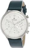 Titan Light Leathers Analog White Dial Men's Watch 90102SL03 / 90102SL03