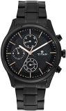 Titan Men Metal Neo Iv Analog Black Dial Watch Nl1805Nm01/Np1805Nm01, Band Color Black