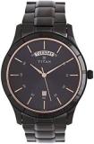 Titan Mens Black Dial Metallic Analogue Watch 1767NM01