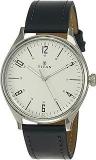 Titan Men's Minimalist Zen Watch: Sleek Leather Strap With Contrast Hands 1802SL02