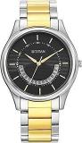 Titan Men's Multifunction Karishma: Two Tone Steel Elegance Multicolor Stainless Steel Watch NS1713BM02