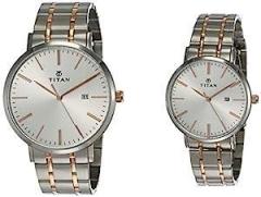 Titan Modern Bandhan Analog Silver Dial unisex Watch 9400294202KM01/NN9400294202KM01/NP9400294202KM01