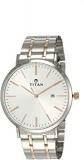 Titan Modern Bandhan Analog Silver Dial Unisex's Watch 9400294202KM01 / 9400294202KM01