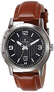 Titan Neo Analog Black Dial Men's Watch 1730SL02