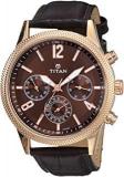 Titan Neo Analog Brass Dial Men's Watch NM1734WL01 / NL1734WL01