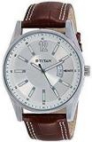 Titan Octane Analog Silver Dial Men's Watch NK9322SL03