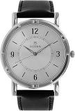 Titan Quartz Analog Silver Dial Leather Strap Watch For Men NN1639SL03