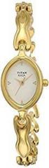 Titan Raga Analog White Dial Women's Watch NM2370YM03 / NL2370YM03