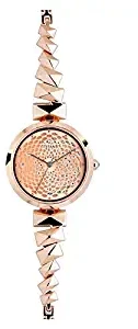 Raga Facets Analog Rose Gold Dial Women's Watch 95121WM01