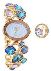 Titan Raga Moments of Joy Mother of Pearl Dial Women Multicolor Analog Watch with Metal Strap NS95126WM01F