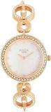 Titan Raga Mother Of Pearl Rose Off White Dial & Gold Band Women's Analog Watch With Metal Strap NS2539WM03