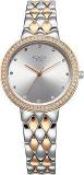 Titan Raga Showstopper Quartz Analog Silver Dial Metal Strap Watch for Women NS95282KM01