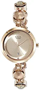 Raga Viva Analog Rose Gold Dial Women's Watch NL2606WM02