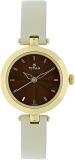 Titan S Analog Watch For Women| Beige Color Watch| Perfect Gift Option | With Leather Strap | Round Dial | Elegant Look| High Quality & Water Resistant