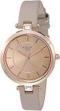 Titan S Analog Watch For Women| Beige Color Watch| With Leather Strap | Round Dial | Elegant Look| Water Resistant