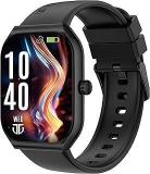 Titan Smart 3 Premium Smart Watch, 1.96 inch Super AMOLED Display with 410x502 Pixel Resolution, SingleSync BT Calling, 110+ Sports Modes, 200+ Smartwatch Faces, Upto 7 Days Battery Black