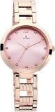 Titan Sparkle Pink Dial Analog Stainless Steel Strap Watch For Women NS2480WM03