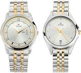 Titan Wedding Bandhan Analog Silver Dial Unisex Watch NM17742565BM01/NN17742565BM01/NP17742565BM01