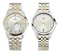 Titan Wedding Bandhan Analog Silver Dial Unisex Watch NM17742565BM01/NN17742565BM01/NP17742565BM01