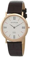 Titan White Dial Analogue Watch for Men 679WL01 NL679WL01 / NL679WL01