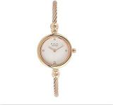 Titan Women Metal Analog White Dial Watch Nn2586Wm01/Np2586Wm01, Band Color Rose Gold