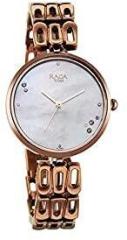 Titan Womens 32 mm Raga Chic Mother of Pearl Dial Brass Analogue Watch 2659QM01