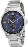 Titan Workwear Blue Dial Quartz Multifunction Stainless Steel Strap Watch For Men NS1769SM01